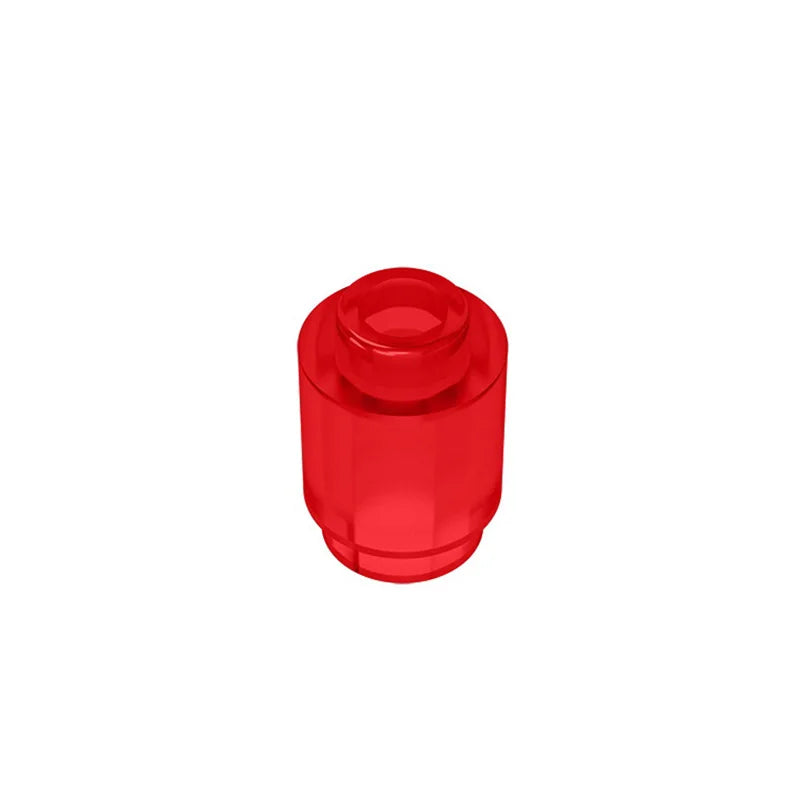 MOC 10PCS 3062 Round 1x1 Building Blocks High-Tech 30068 House Castle Bricks Educational Particle Toys Children Birthday Gifts