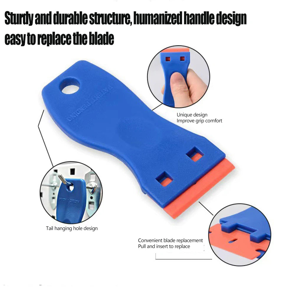 Car Sticker Remover Multipurpose Plastic Small Paint Automotive Film Applying Tool Household Glass Cleaning Scraper