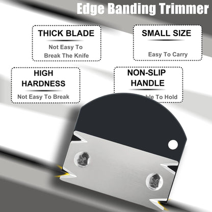 Trimmer Wood Chamfering Fillet Scraper Board Deburring Tool Trimming knife Woodworking Edge Corner Planer Specialty Edge Banding