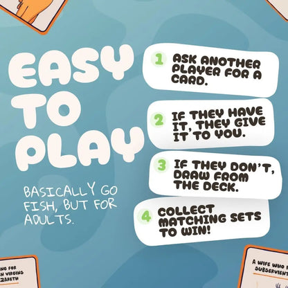Go F Yourself Jesus Christ! – The Grown Up Go Fish Card Game You've Always Wanted Hilarious Party Game for Grown Ups, 2+ Players
