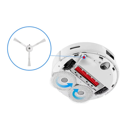 Side Brush Accessories For Xiaomi 1S For Roborock S5 S6 S5MAX S50 S60 S7Max S8 Pro Ultra E4 E5 Q5Pro Q8 Max T8 Robot Vacuum Part