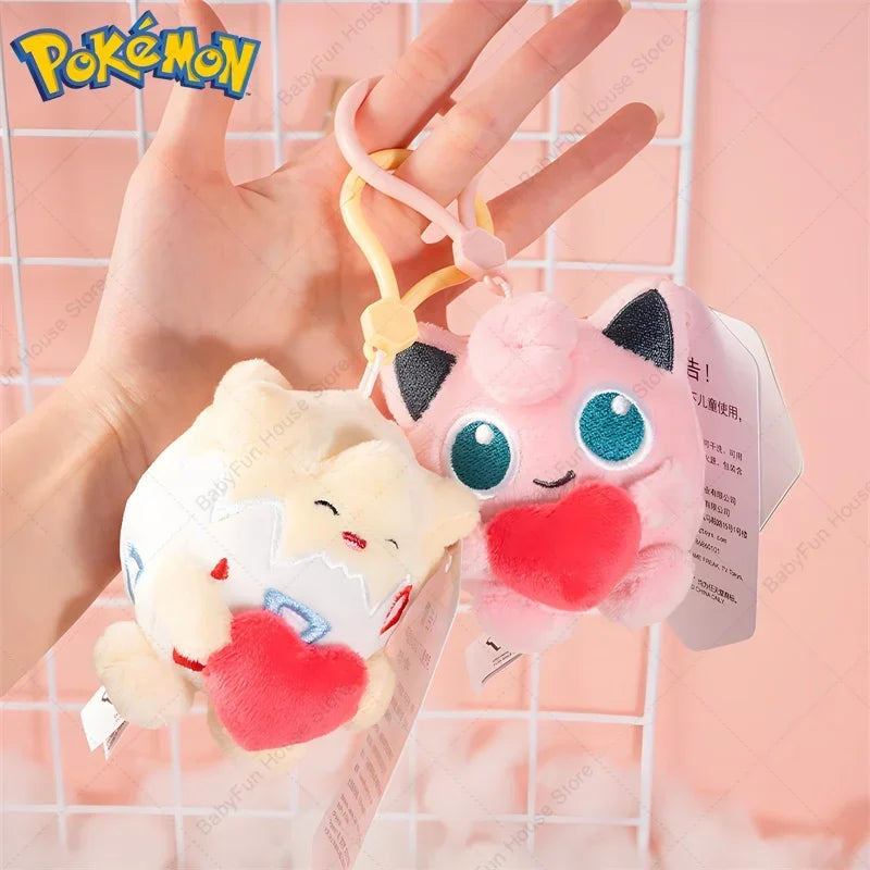 Original Pokemon Mimikyu Gengar Snorlax Umbreon Plush Toy Keychain Kawaii Espeon Jigglypuff Sprigatito Quaxly Peluche Dolls Gift
