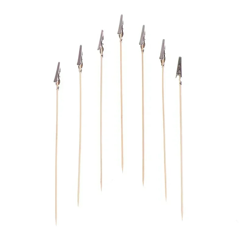 20Pcs Wood And Metal Painting Stand Alligator Clip Stick Modeling Tool for Airbrush Model Part