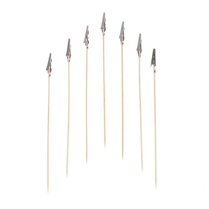 20Pcs Wood And Metal Painting Stand Alligator Clip Stick Modeling Tool for Airbrush Model Part