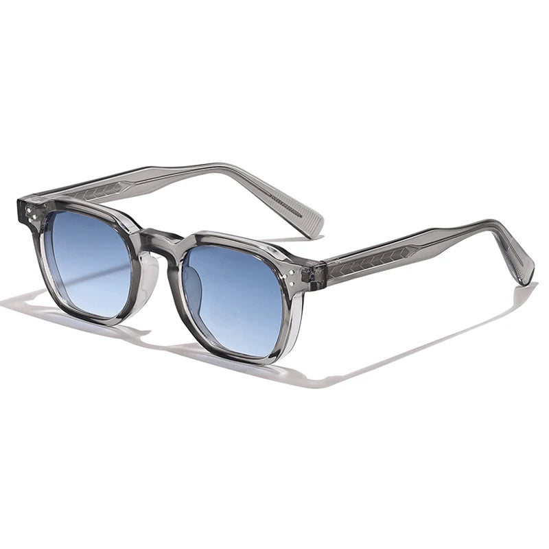 CATERSIDE Fashion Men Sunglasses Small Frame Square Personalized Design Sun Glasses Women Travel Party Business Festival Gift