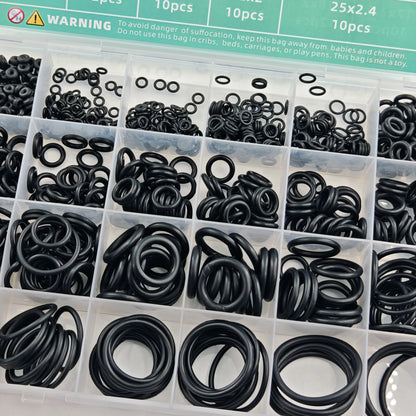 1020pcs Boxed Nitrile O-Ring Repair Kit Sealing Ring Set