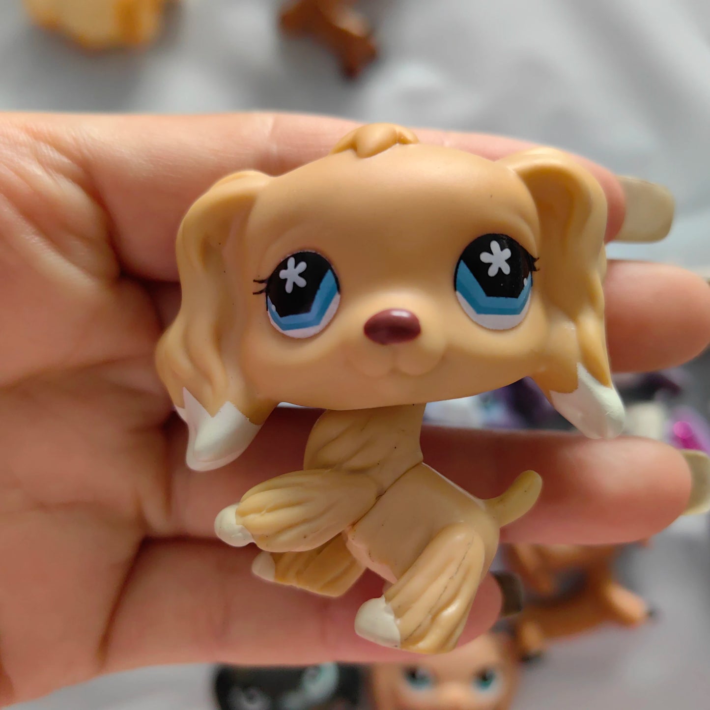 Little Baby pets  LPS Cute Short Hair Cats Deer Tortoise Bear Monkey Dolphin Spaniel Dogs Tortoise Figure Toy Gift