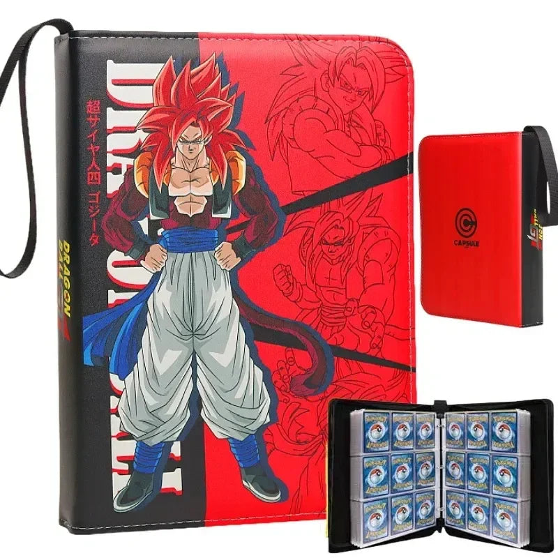 400pcs/900pcs Anime Dragon Ball Card Album Book Collection Card Storage Folder Hold Vegeta Iv Game Cards Binder Holder Kids Gift