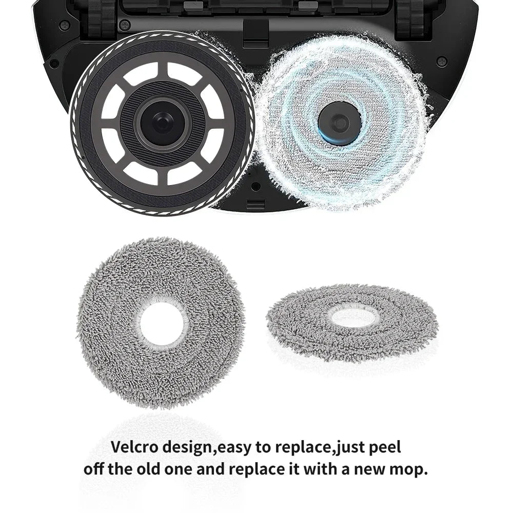 Mop Cloths For Xiaomi X10 Plus S10 Plus X20 Plus 5C 5 5Pro Omni 1S Omni 2 M30 Pro M30S OV31GL OV42CN OV21GL Vacuum Mop Parts