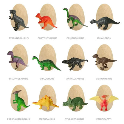 12PCS Archeological Dinosaur Egg Dig Kit Fossil Excavation Toy Teens Adults Scientific DIY Mining Multiplayer Party Favors Gifts