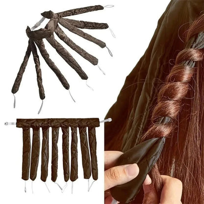 Lazy Hair Curler Hair Rollers Heatless Curling Rod Headband Curls Silk Ribbon Sleeping Soft Wave Formers No Heat Curls Ribbon