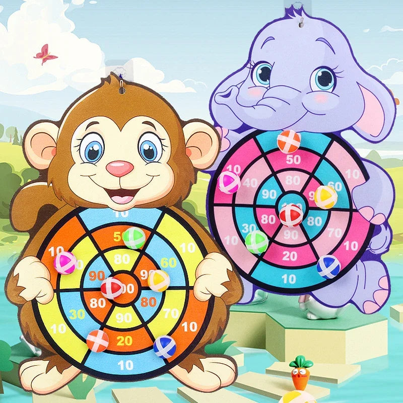 Educational Dart Board Baby Dart Indoor Sports Child Montessori Games for Children 3 to 7 Years