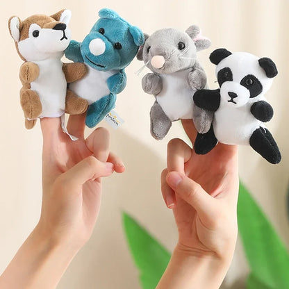 36 Styles Animal Finger Puppet Plush Toy Role Play Tell Story Cloth Doll Baby Educational Toys Children Kids Great Birthday Gift