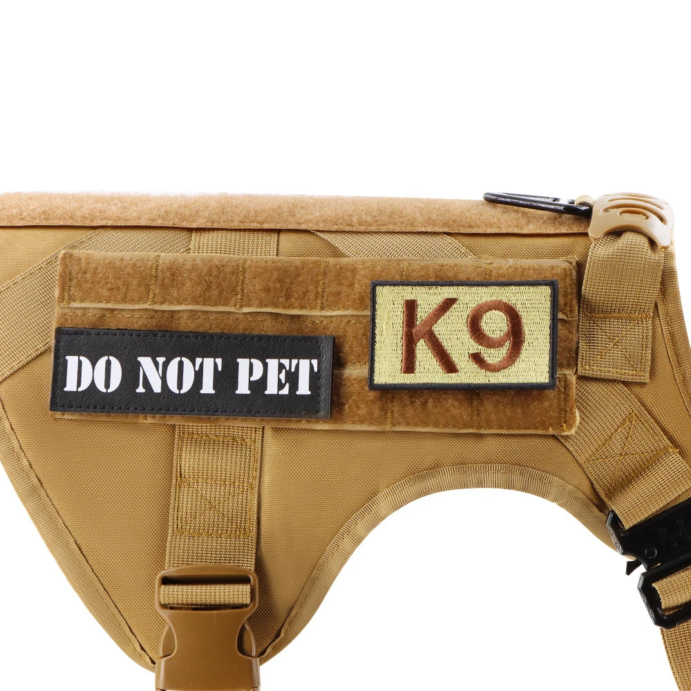 1 Piece Dog Patch for Service Dog Vest Cat Vest Removable Tactical Harness Service Dog Puppy Training Embroidered Patch