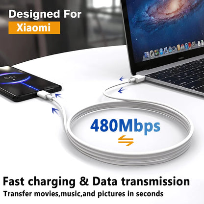 XIAOMI Original Usb Type C Cable 120W 100W 90W 67W 45W Turbo Fast Charger Mi 17 15 14 13 12 T Pro Ultra Poco F8 X8 X7 Redmi Note