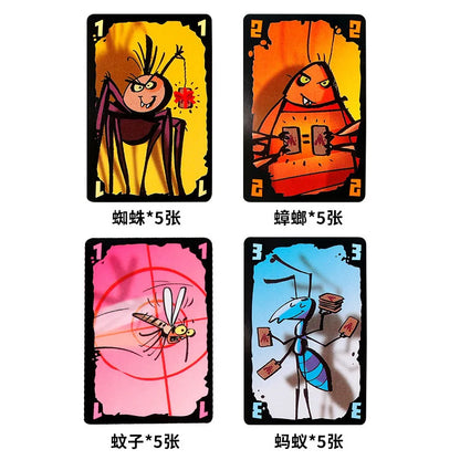 Polilla Tramposa Español Playing Card Game The Cheating Moth Spanish Board Game Juego Cartas Family Games For Party