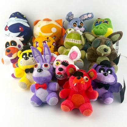 2026 Five Night At Freddy Fnaf Plush Cute Toys Doll Bonnie Bear Foxy Cartoon Stuffed Dolls Freddy Toys For Children Fans Gifts