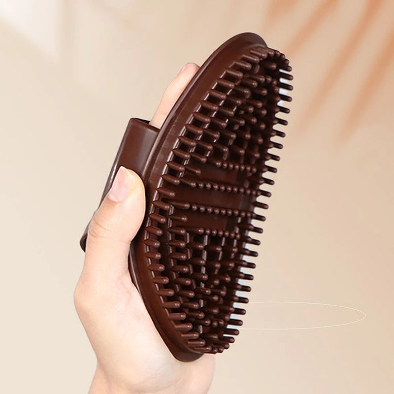 Set Of 2 Brown Massage Brushes For Body Meridian Weight Loss At Home Beauty Salon
