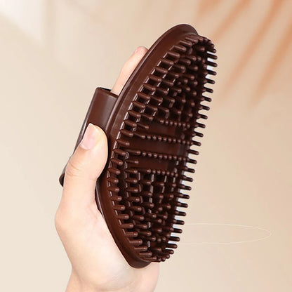 Set Of 2 Brown Massage Brushes For Body Meridian Weight Loss At Home Beauty Salon