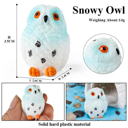 Oenux Arctic South Pole Animals Simulation Penguins Polar Bear Wolf Beluga Whale Action Figures Model Figurine PVC Kid Toy Gift