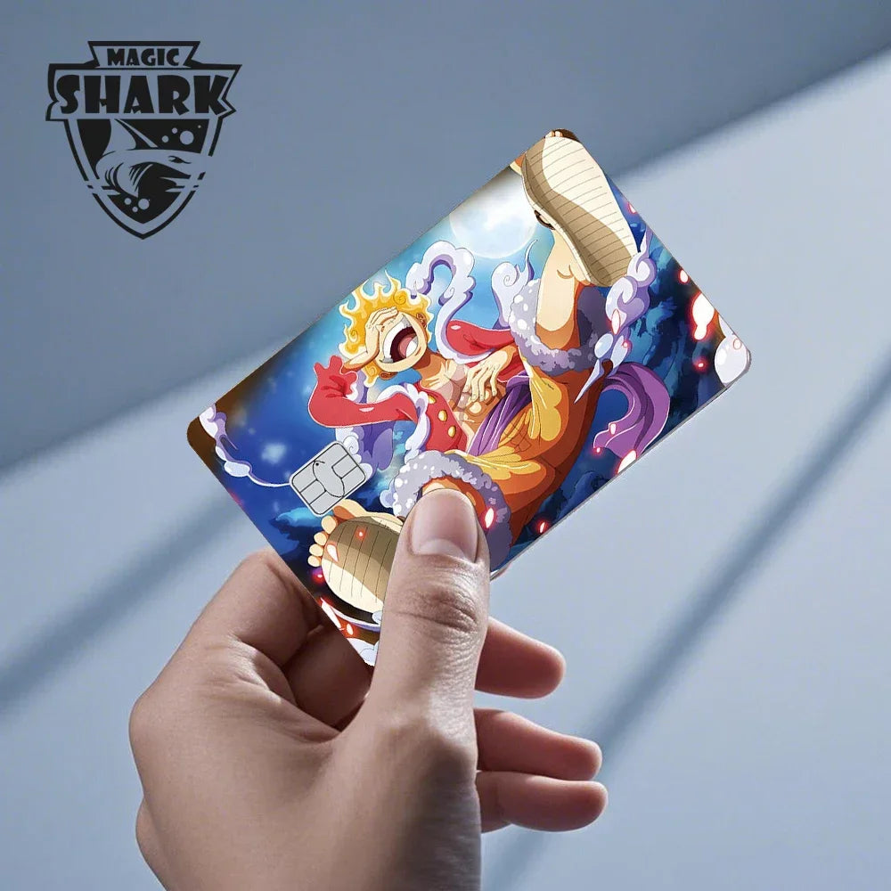 Magic Shark Wanted Anime 3M PVC Matte No Fade Skin Cover Sticker for Metro Debit Credit Card