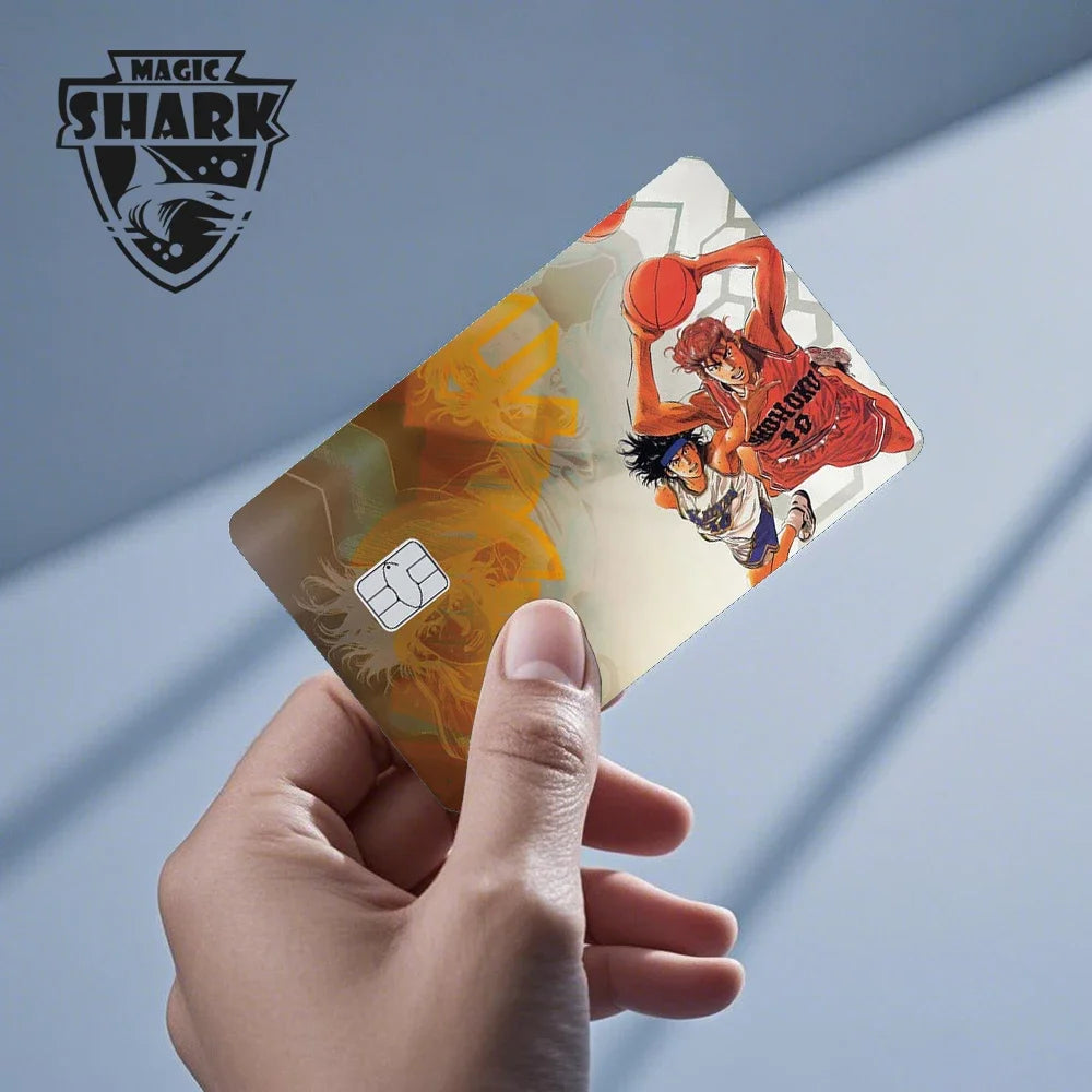 Magic Shark Kawaii Anime Tape Pig Dreamy Sticker Film Skin Cover for Debit Credit Bank Card Small Large Chip