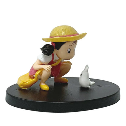 1-12pcs Anime Miyazaki Hayao Series Totoro Figure Mini Statue Cute Toys Room Ornaments Pvc Figures Toy Kid Gifts Collecctibles